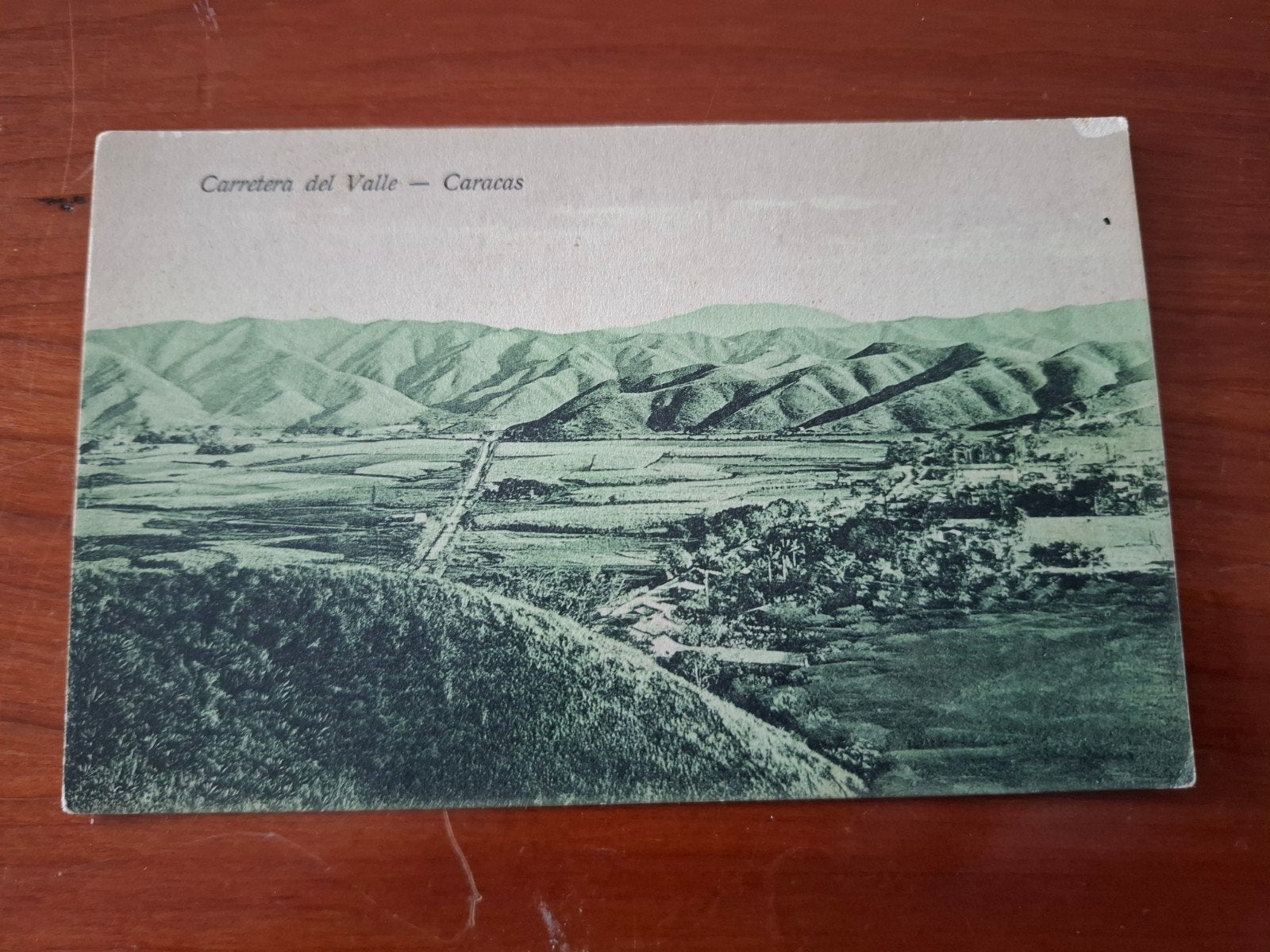 Oude ansichtkaart Venezuela - Carretera del Valle - Caracas, Ophalen of Verzenden, Voor 1920, Ongelopen, Buiten Europa