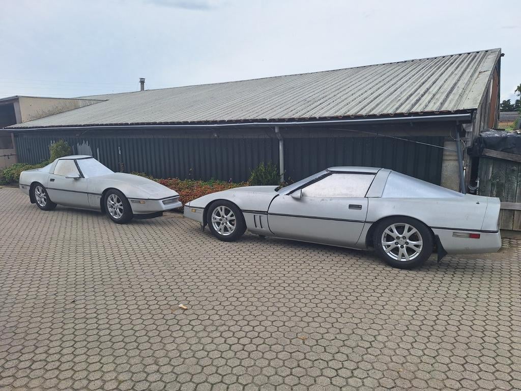 Halve Corvette C4 Reclameobject / Mancave Wall-Art, Ophalen of Verzenden