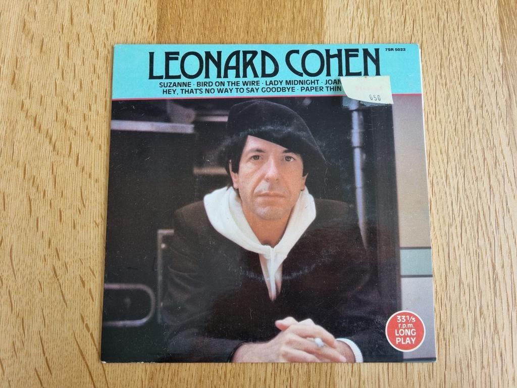 Leonard Cohen LP - Klassieke Folk/Rock Album, Gebruikt, 1970 - 1979, 12 inch, Fotohoes