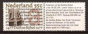 Nederland NVPH nr 1131 postfris Delftse Bijbel 1977, Ophalen of Verzenden, Na 1940, Postfris