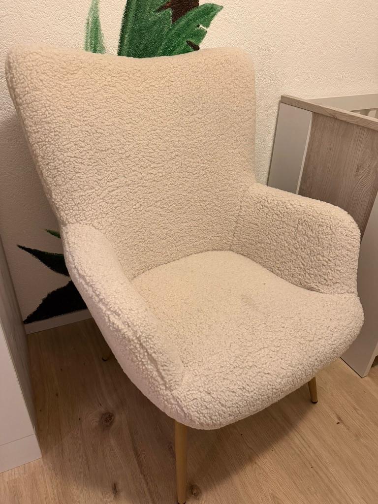 Fauteuil, Huis en Inrichting, Fauteuils, Ophalen, Gebruikt, 75 tot 100 cm, Stof