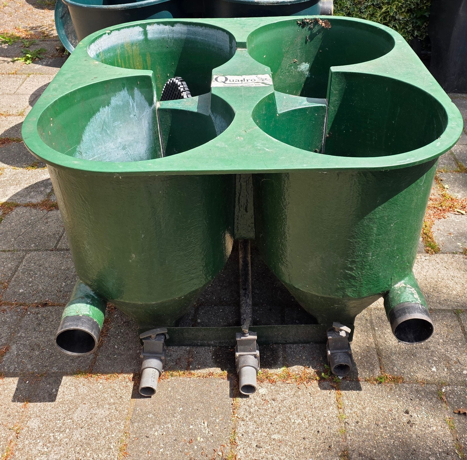 Vijver filter, Klaverblad van Polyester., Ophalen, Gebruikt, Vijverfilter
