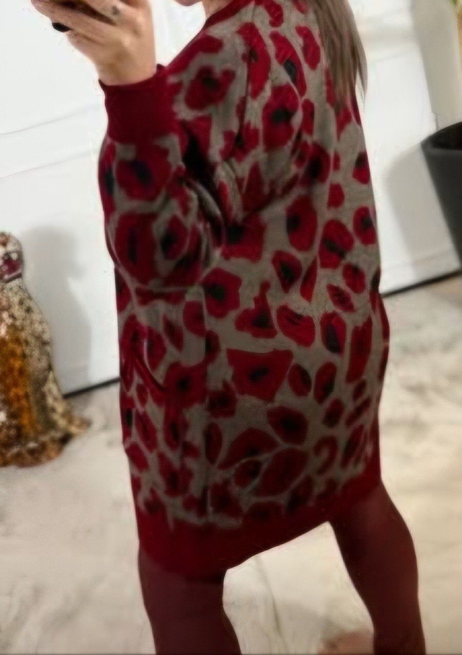 Nieuw vest met panter print, Ophalen of Verzenden, Nieuw, Rood