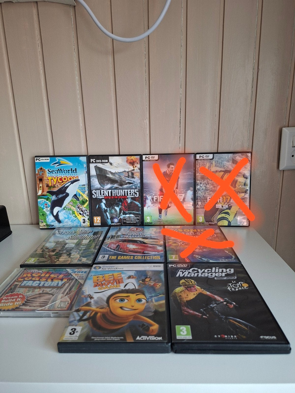PC Games: SeaWorld Tycoon, Silent Hunters, Skyscraper, Spelcomputers en Games, Gebruikt, 1 speler, Ophalen of Verzenden, Vanaf 3 jaar