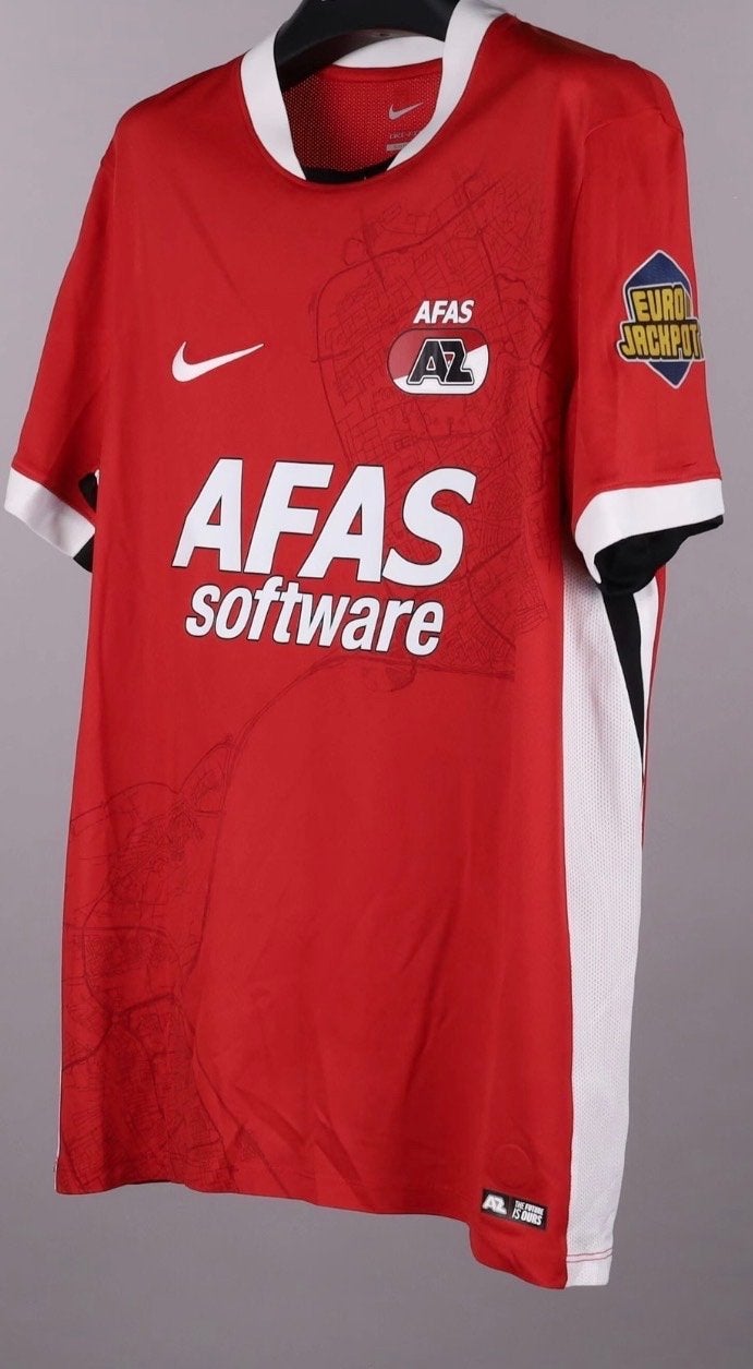 AZ Match Worn Shirt M. de Wit - Ongewassen, Overige maten, Ophalen of Verzenden, Voetbal, Gedragen