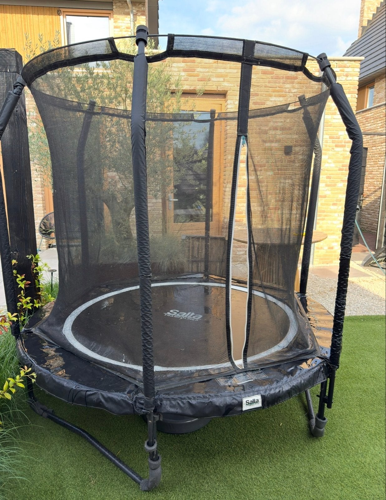 Salta Premium Black Edition trampoline 213cm, Ophalen, Zo goed als nieuw