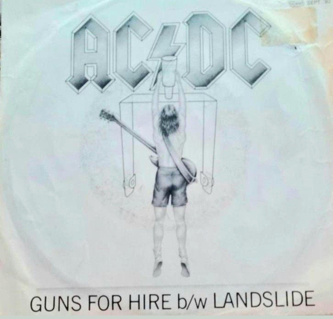 AC/DC - GUNS FOR HIRE (HOES BESCHADIGD), Cd's en Dvd's, Vinyl Singles, Ophalen of Verzenden, Gebruikt
