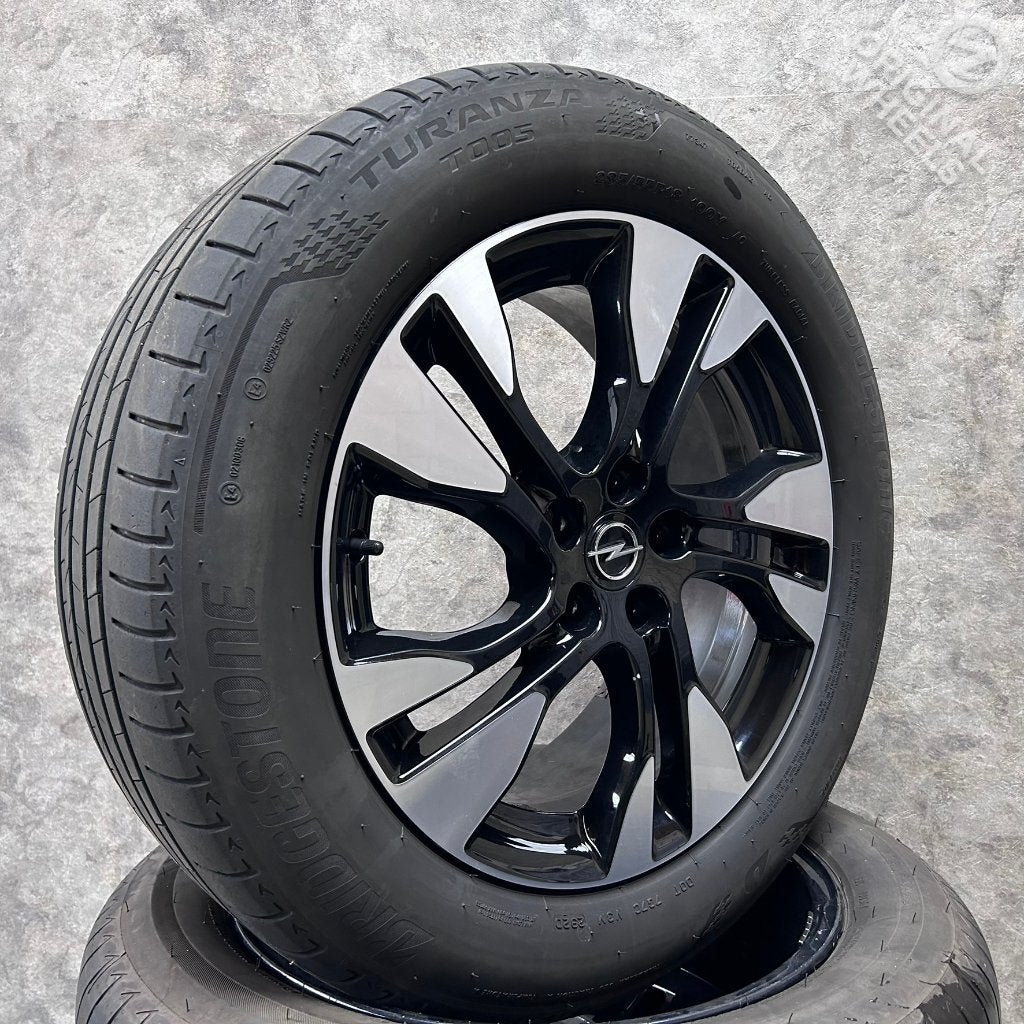 18 inch originele velgen + zomerbanden Opel Grandland X, Auto-onderdelen, Banden en Velgen, 18 inch, Gebruikt, Banden en Velgen