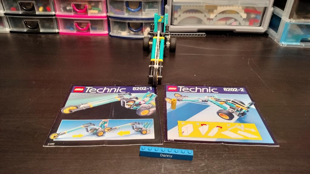 Lego 8202 Bungee Chopper, Gebruikt, Lego, Compleet, Ophalen of Verzenden