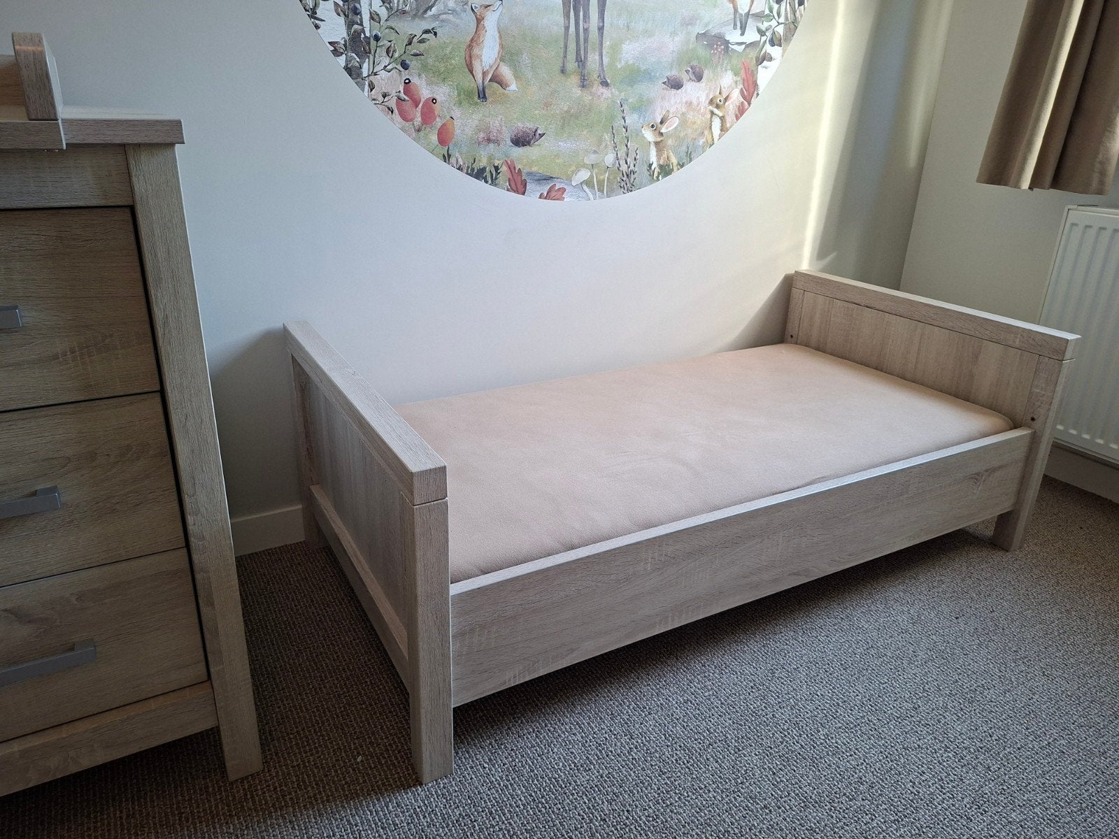 baby ledikant / meegroei kamer TWF 70x140, Ophalen, Gebruikt, Jongetje of Meisje