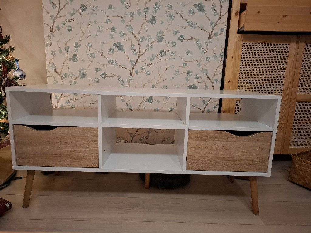 TV-meubel / TV cabinet, Huis en Inrichting, Kasten | Televisiemeubels, Ophalen, 100 tot 150 cm, Eikenhout, Zo goed als nieuw