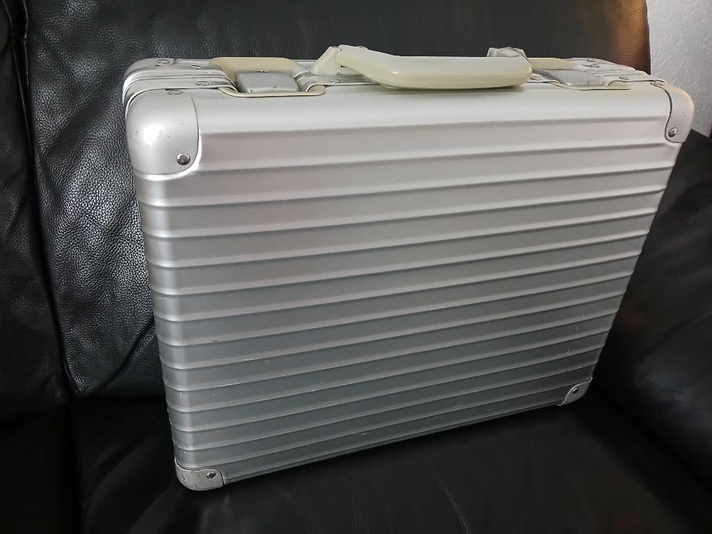 Rimowa aluminium aktenkoffer koffer aktekoffer, Ophalen of Verzenden, Gebruikt, Rugtas, Minder dan 30 cm