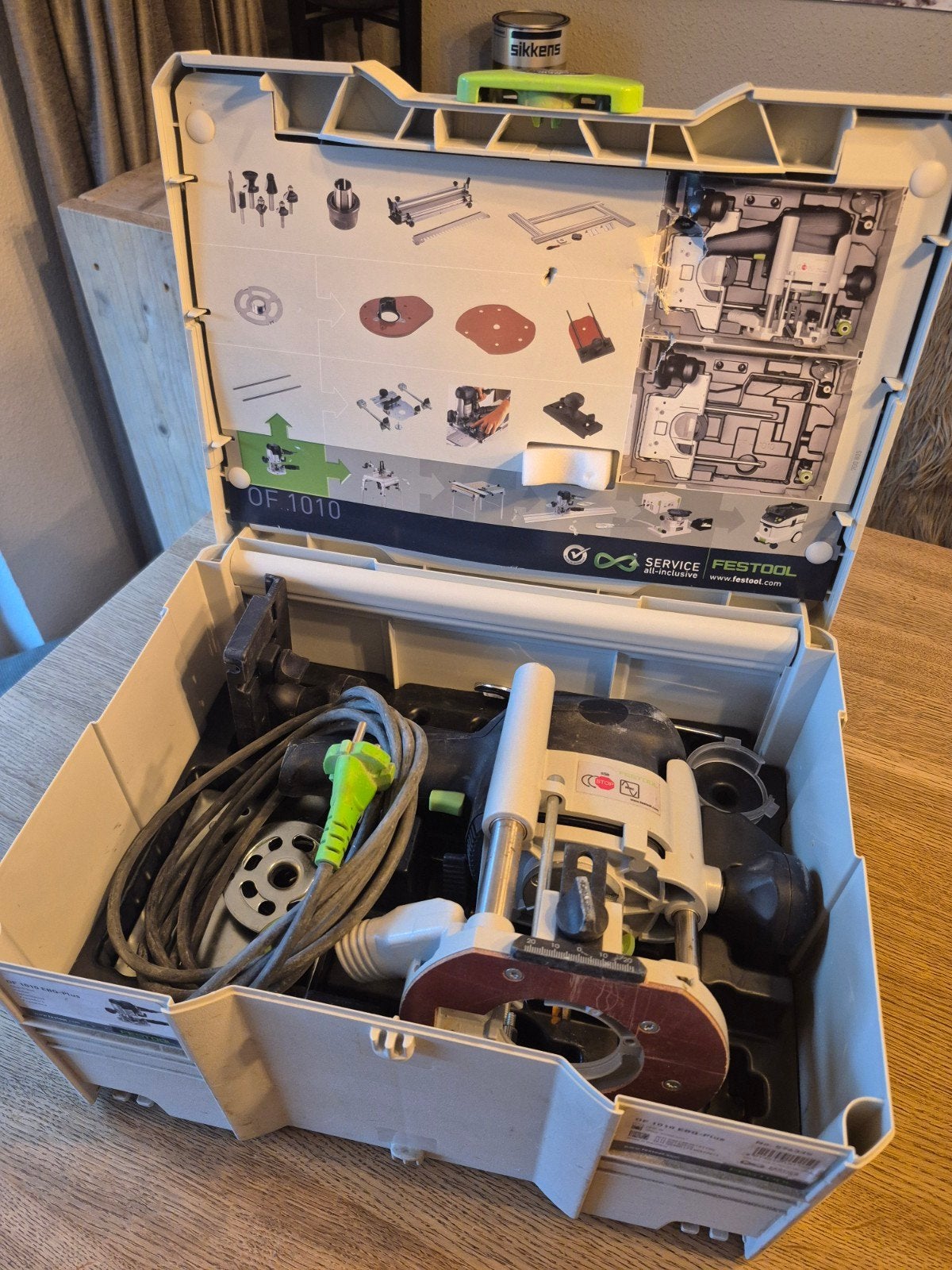 Festool OF 1010 EBQ-PLUS Bovenfrees, Ophalen of Verzenden, Zo goed als nieuw, Bovenfrees, Festool