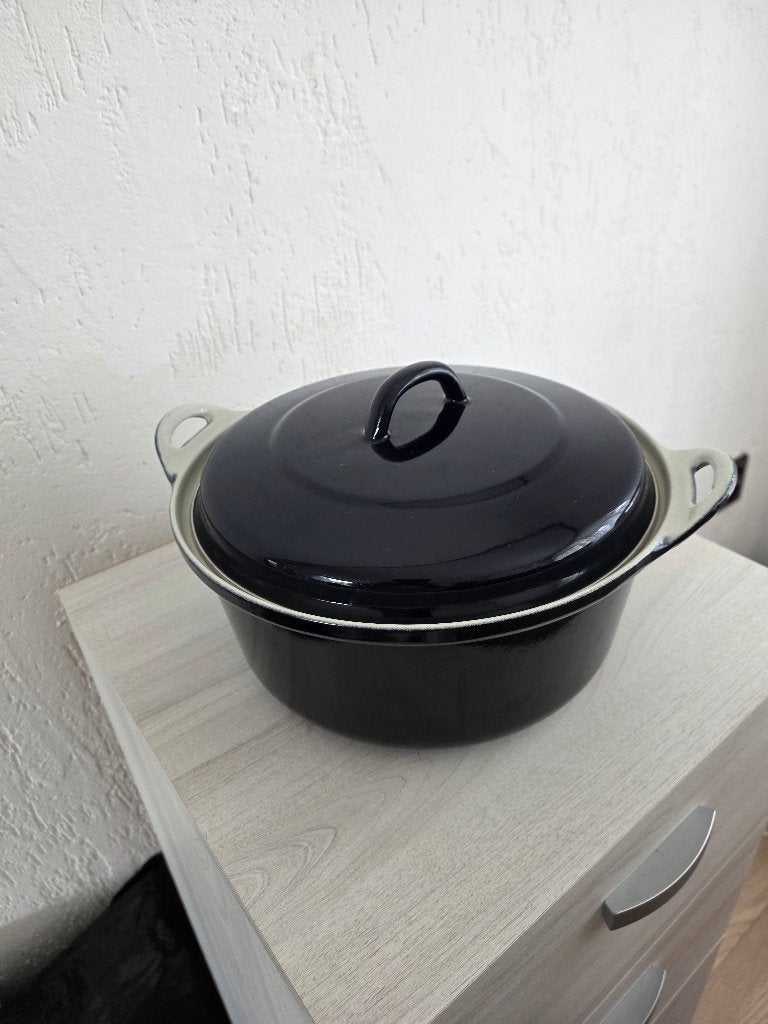 Gietijzer braadpan 28 cm doorsnee, Ophalen, Gebruikt, Gietijzer