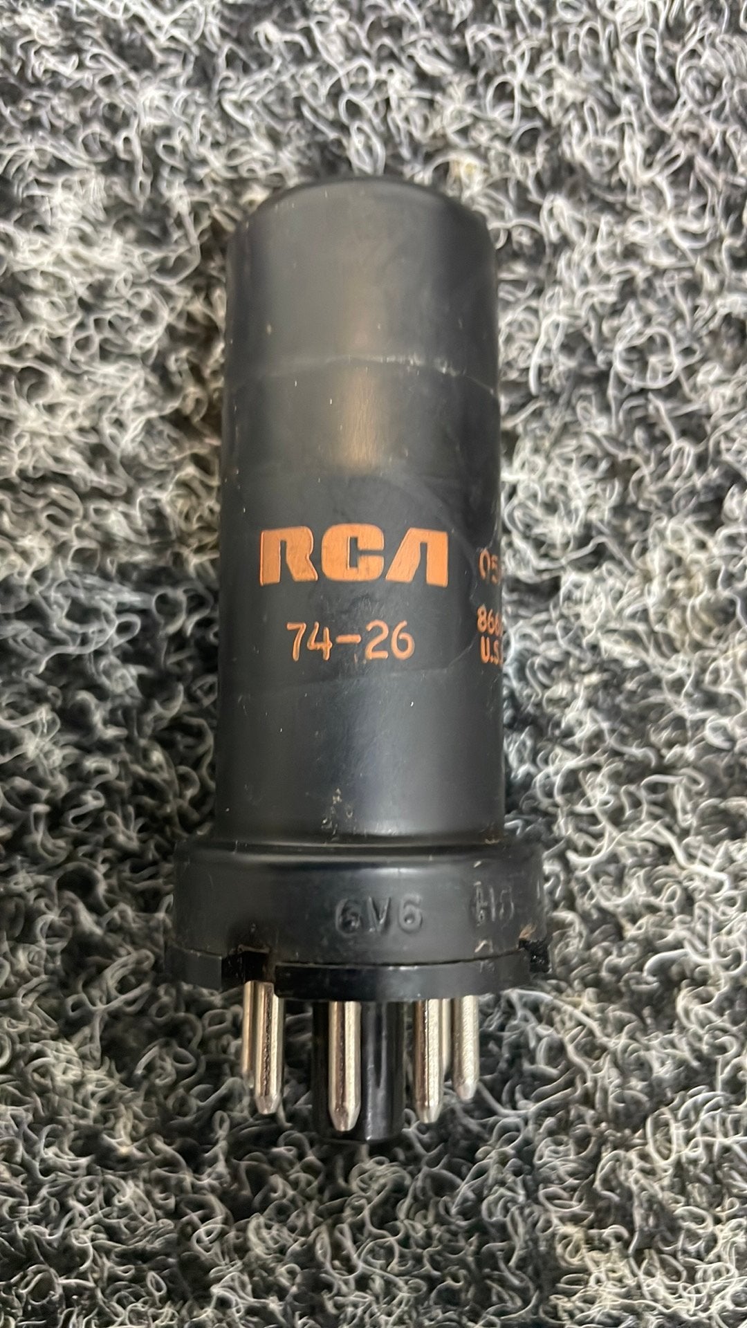 RCA ( jan ) 6V6 versterker buis, Ophalen
