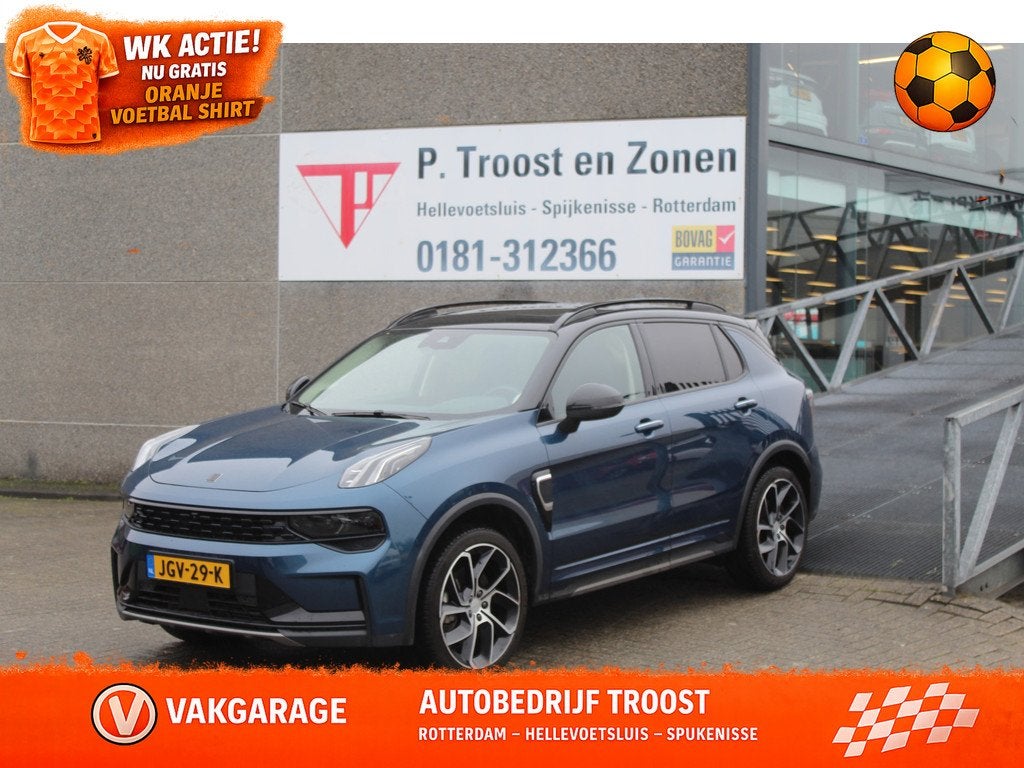 Lynk & Co 01 1.5 Night Edition Blue & Black. Panoramadak/360, Auto's, Lynk & Co, Bedrijf, Te koop, ABS, Adaptive Cruise Control