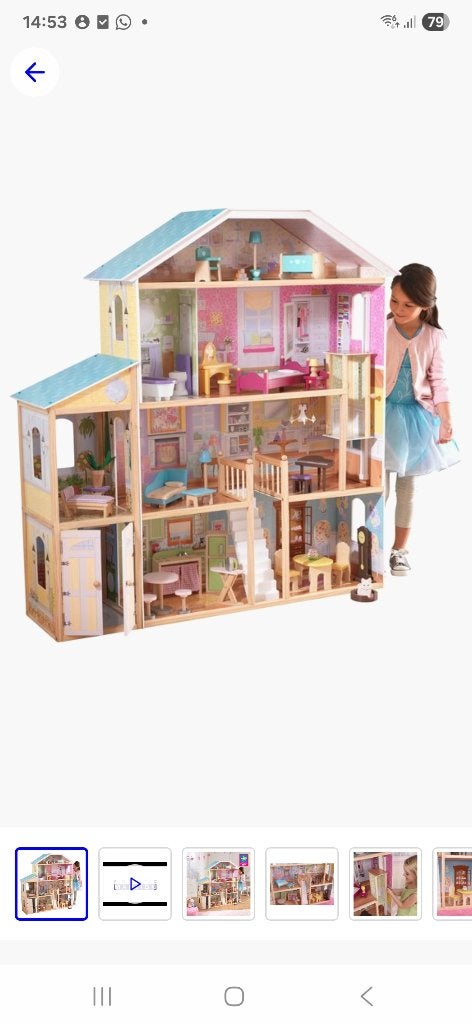 Kidkraft groot poppenhuis, Kinderen en Baby's, Speelgoed | Poppenhuizen, Gebruikt, Poppenhuis, Ophalen