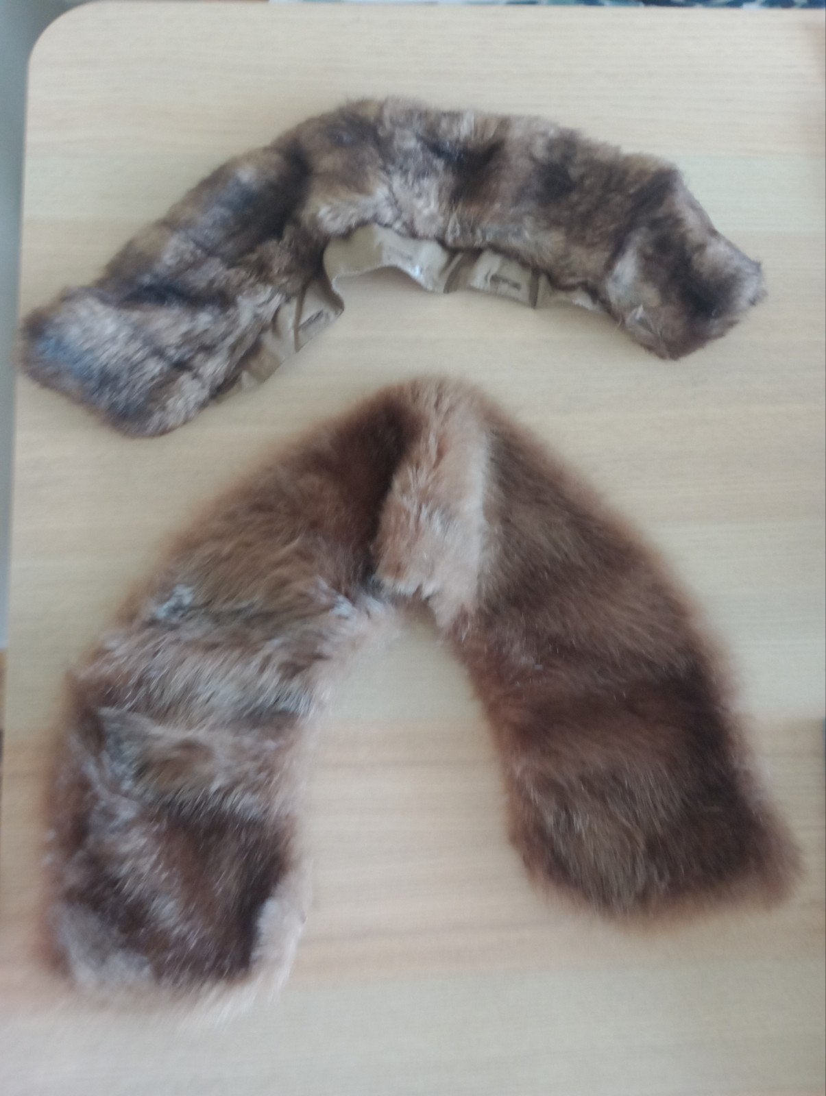 Twee Vintage Bont Nekstukken - Goede Staat, Ophalen of Verzenden, Dames, Onbekend
