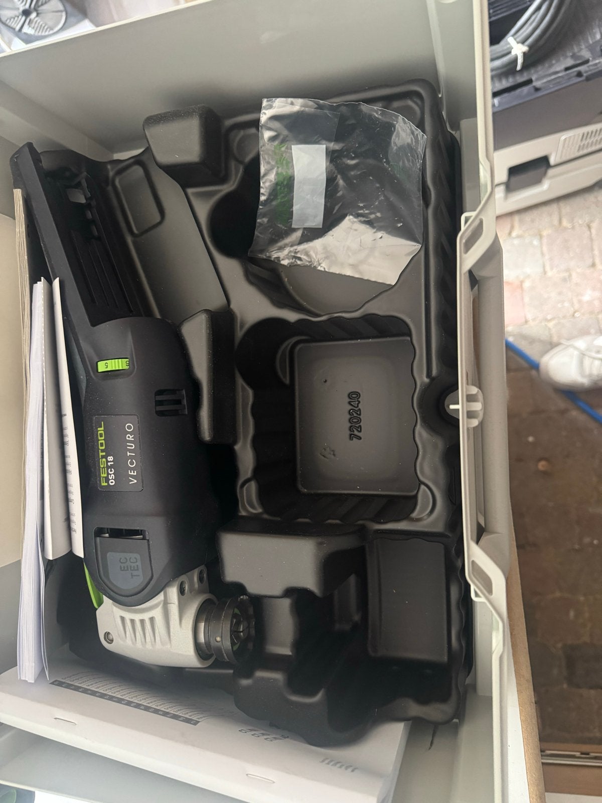 Festool Vecturo OS 400 EQ-Plus Multitool in Systainer, Ophalen of Verzenden, Zo goed als nieuw