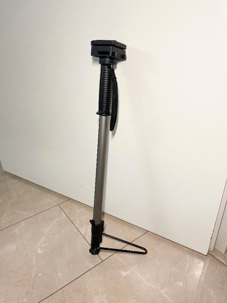 Monopod statief met snelkoppelingsplaat, N, N, Eenpoot, Ophalen of Verzenden