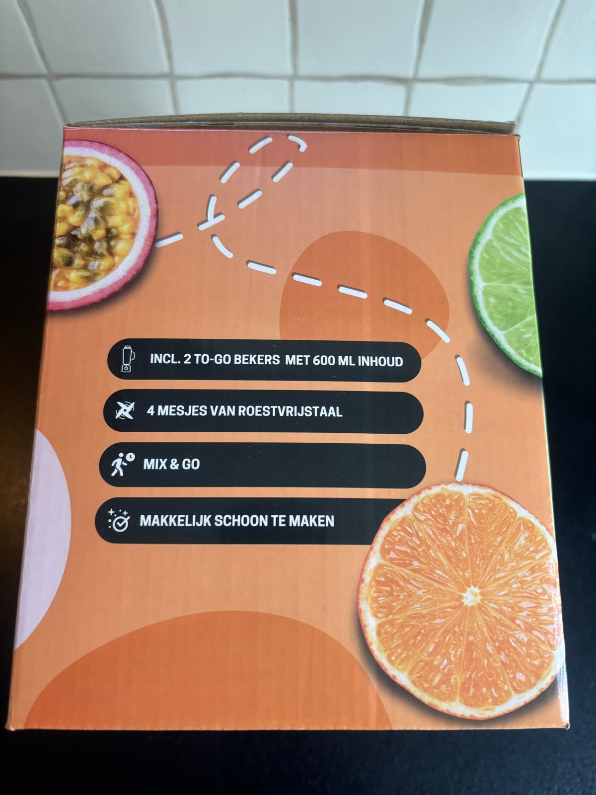 Cook Smoothie Blender met 2 To-Go Bekers - Nieuw, Witgoed en Apparatuur, Blenders, Ophalen, Nieuw, Blender to go