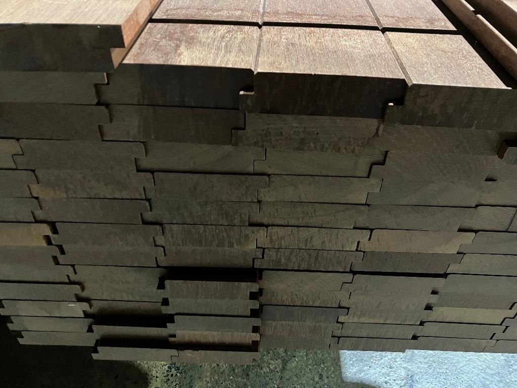 Hardhout-Massaranduba–planken–vlonderplanken-terrasplanken, Ophalen, Nieuw, Hardhout, 250 cm of meer
