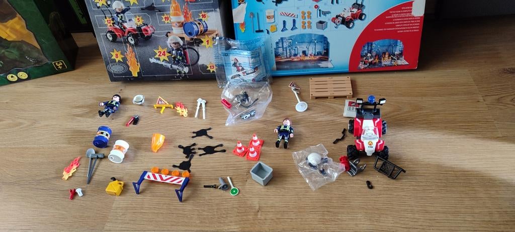 Playmobil Adventskalender Brandweer (9486), Ophalen of Verzenden