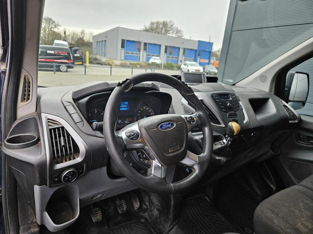 Ford Transit Custom 2.2 TDCI L2H1 Airco Cruise Trekhaak, Auto's, Bestelauto's, Euro 5, 101 pk, Gebruikt, 4 cilinders