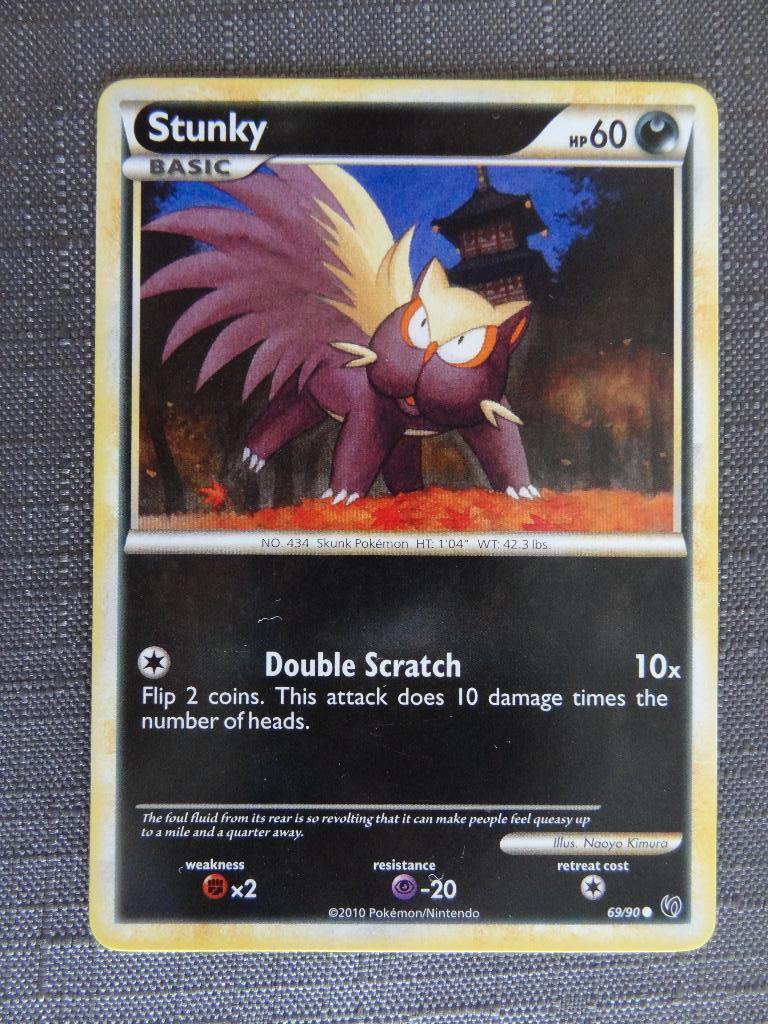 Pokémonkaart Stunky 69/90 >Snelle Verzending!<, Ophalen of Verzenden, Zo goed als nieuw, Losse kaart
