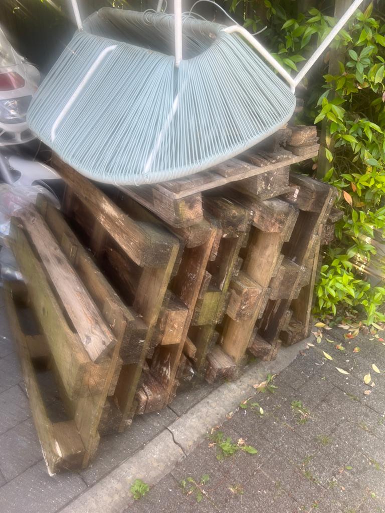 Gratis palets af te halen, Doe-het-zelf en Verbouw, Hout en Planken, Ophalen of Verzenden, Overige houtsoorten, Pallet