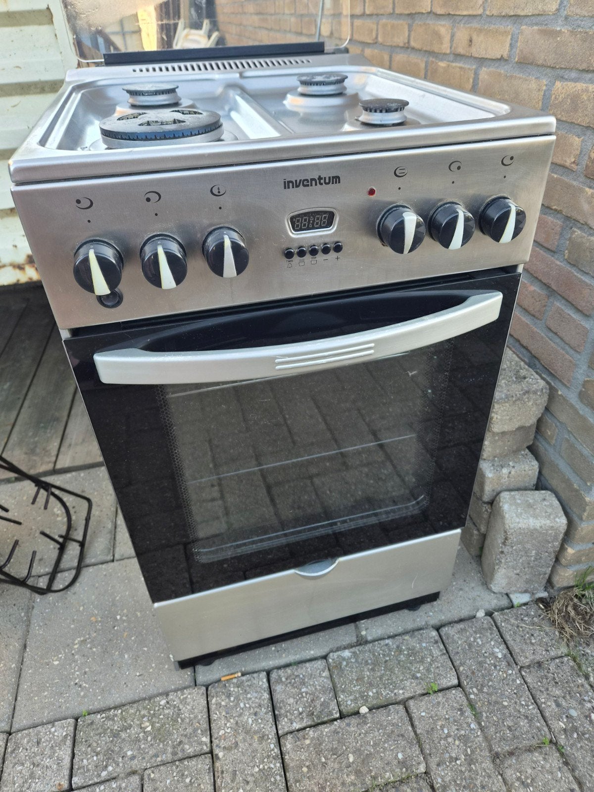 gasfornuis, Witgoed en Apparatuur, Ophalen, Gebruikt, 4 kookzones, Gas