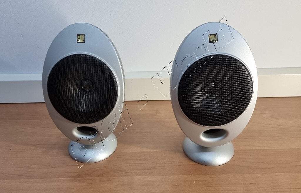 KEF befaamde eitjes speakers, Stereo speakers, Ophalen of Verzenden, Zo goed als nieuw, 60 tot 120 watt