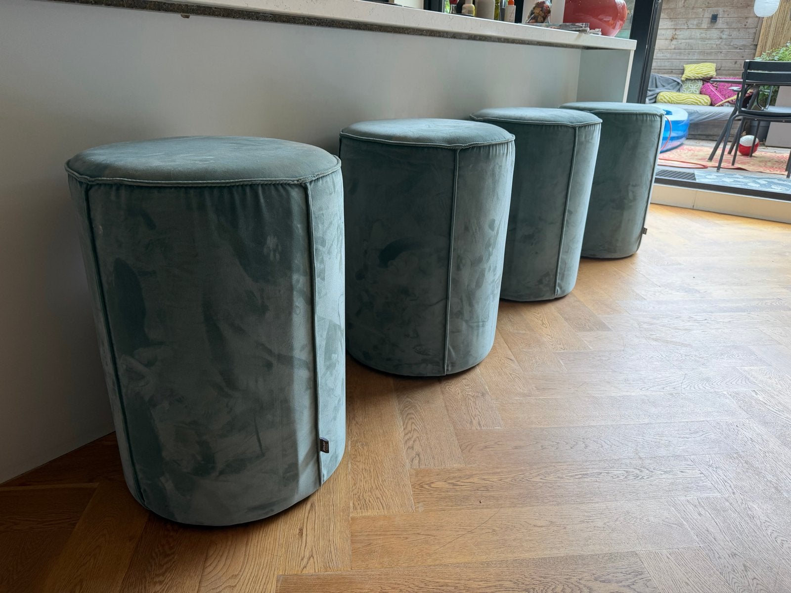 4 PMP krukken - Ideaal voor bar of hoge tafel, Huis en Inrichting, Krukjes, Ophalen, Gebruikt, Overige materialen