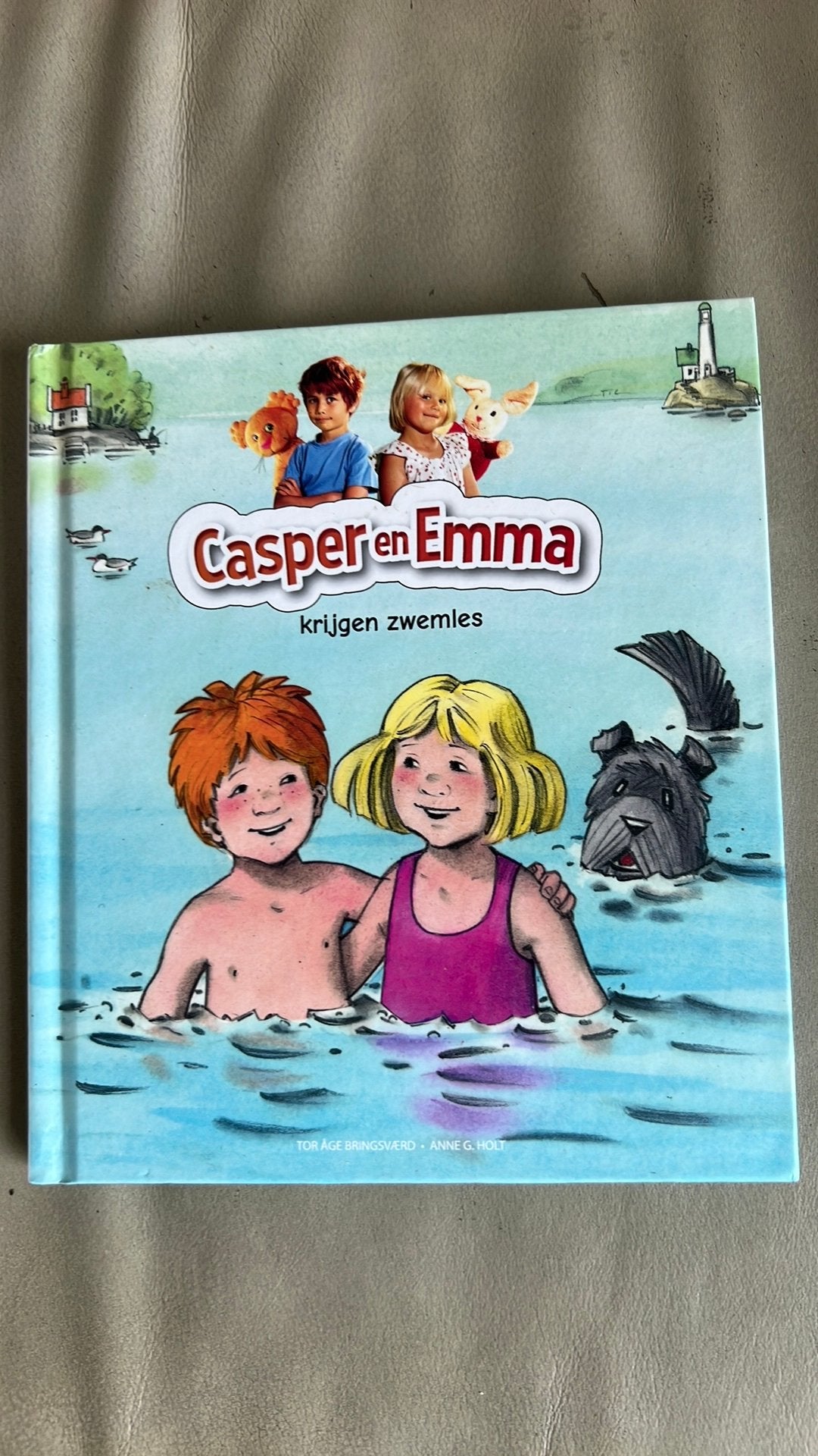 Casper en Emma krijgen zwemles., Ophalen of Verzenden, Zo goed als nieuw
