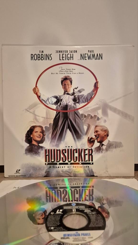 The Hudsucker Proxy Laserdisc, 1990 - 1999, Ophalen of Verzenden, Zo goed als nieuw, 12 inch