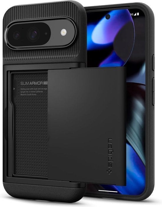 Spigen Slim Armor CS Pixel 9 / Pixel 9 Pro Zwart (Hoesje), Nieuw, Spigen 1, Ophalen of Verzenden, Spigen