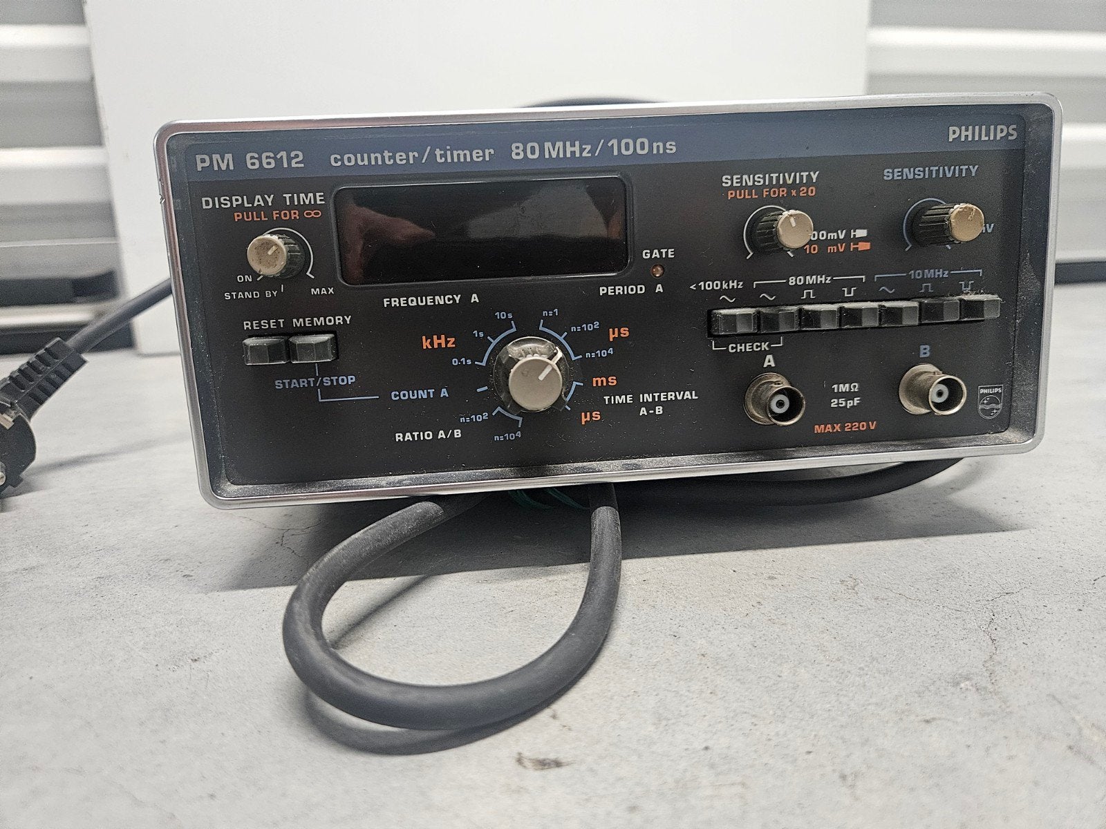 Philips PM 6612 Counter/Timer - Werking Onbekend, Ophalen of Verzenden