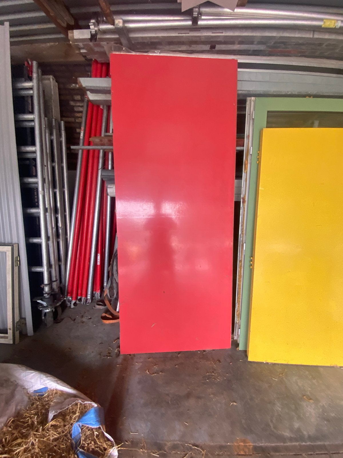 Brandvertragende multiplex deur 40 mm, Ophalen, Gebruikt, 80 tot 100 cm, 215 cm of meer