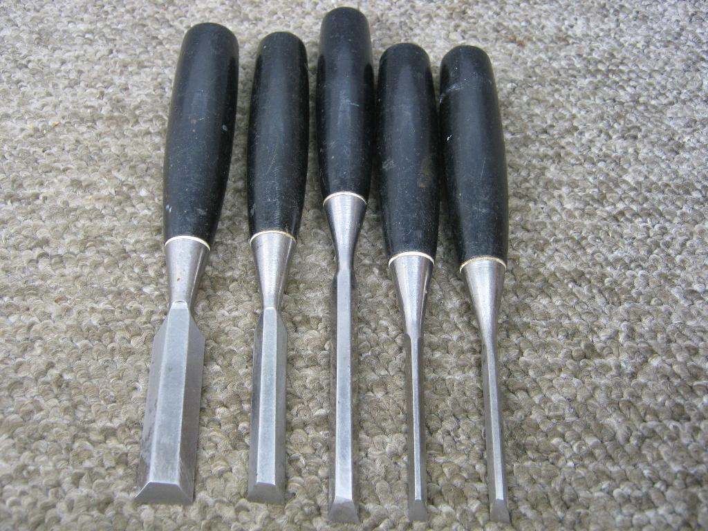 Stanley beitels. Set 5 stuks, Verzenden, Gebruikt, Gereedschap of Toebehoren
