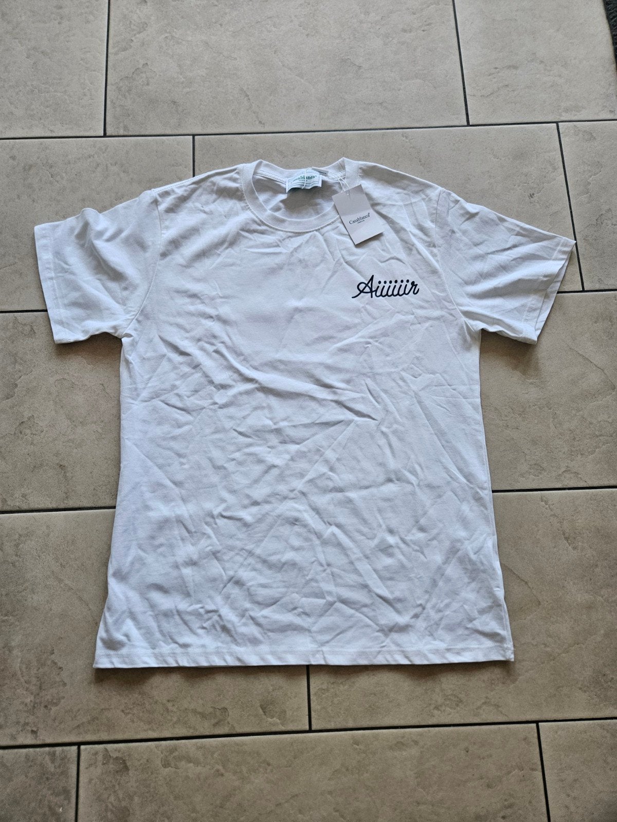 Casablanca tshirt, Casablanca, Maat 48/50 (M), Wit, Nieuw