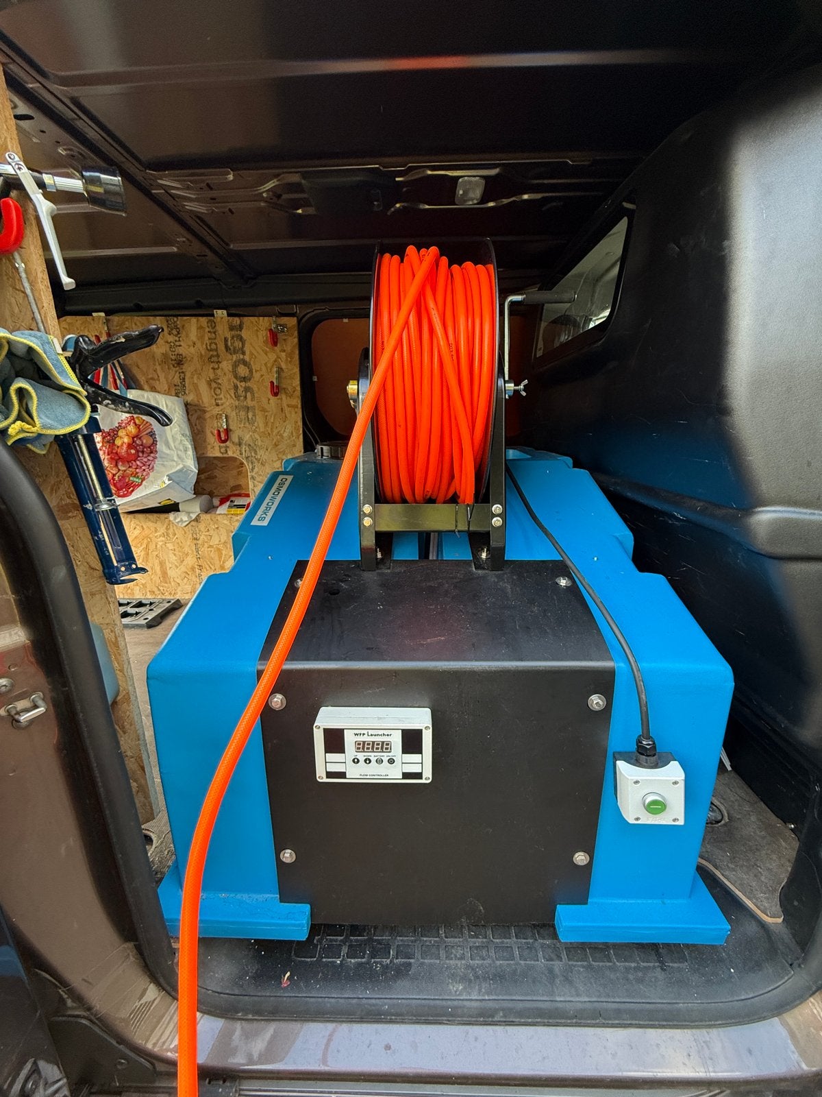 Professionele Mobiele Ramenwasinstallatie 580L, Ophalen