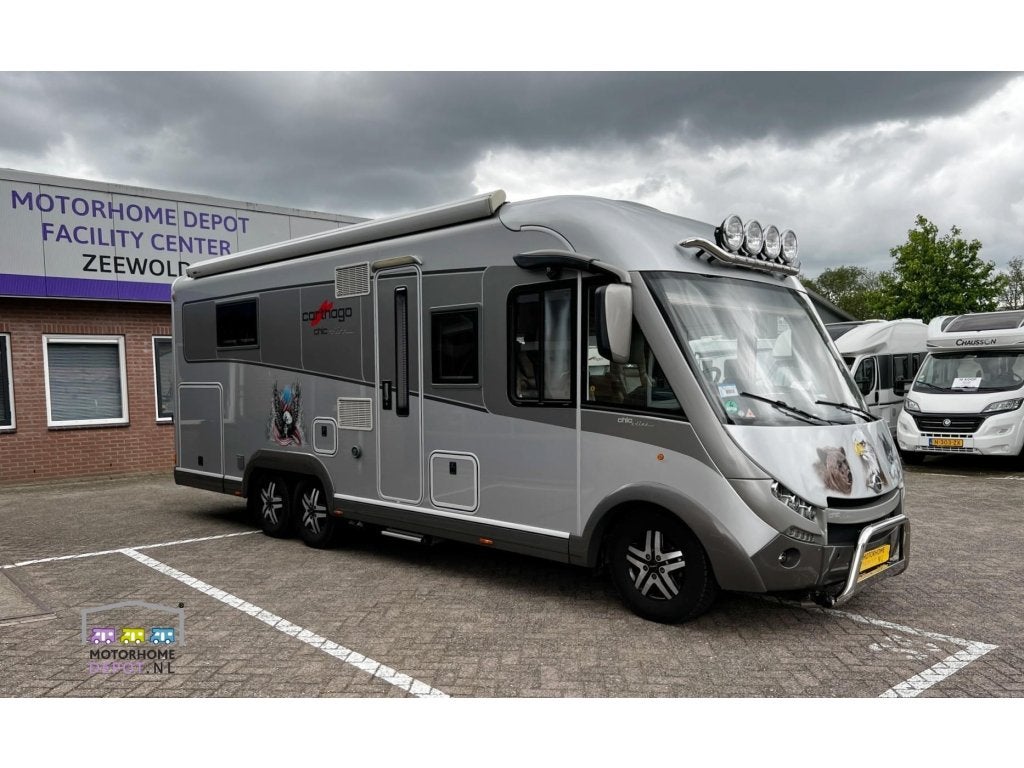 Carthago Chic E-Line I 51 QB Tandemasser Zeer Compleet, Caravans en Kamperen, Campers, Vloeistofverwarming, 7 tot 8 meter, Diesel