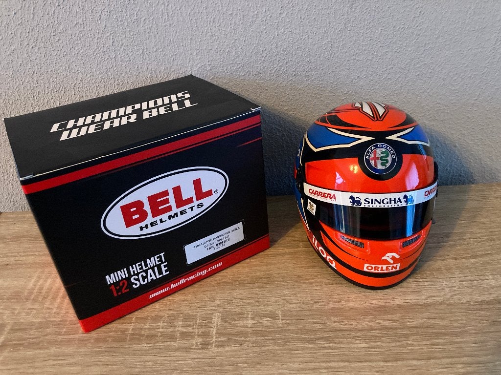 ✅ Kimi Raikkonen 1:2 helm Imola GP 2021 Alfa Romeo Orlen F1, Ophalen of Verzenden, Nieuw, Formule 1