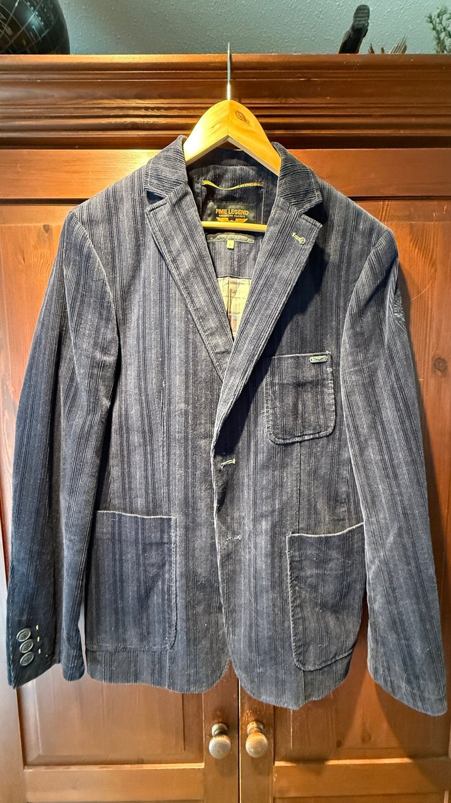 PME Legend Corduroy Colbert Maat L, Kleding | Heren, Ophalen of Verzenden, Zo goed als nieuw, Maat 52/54 (L), Blauw
