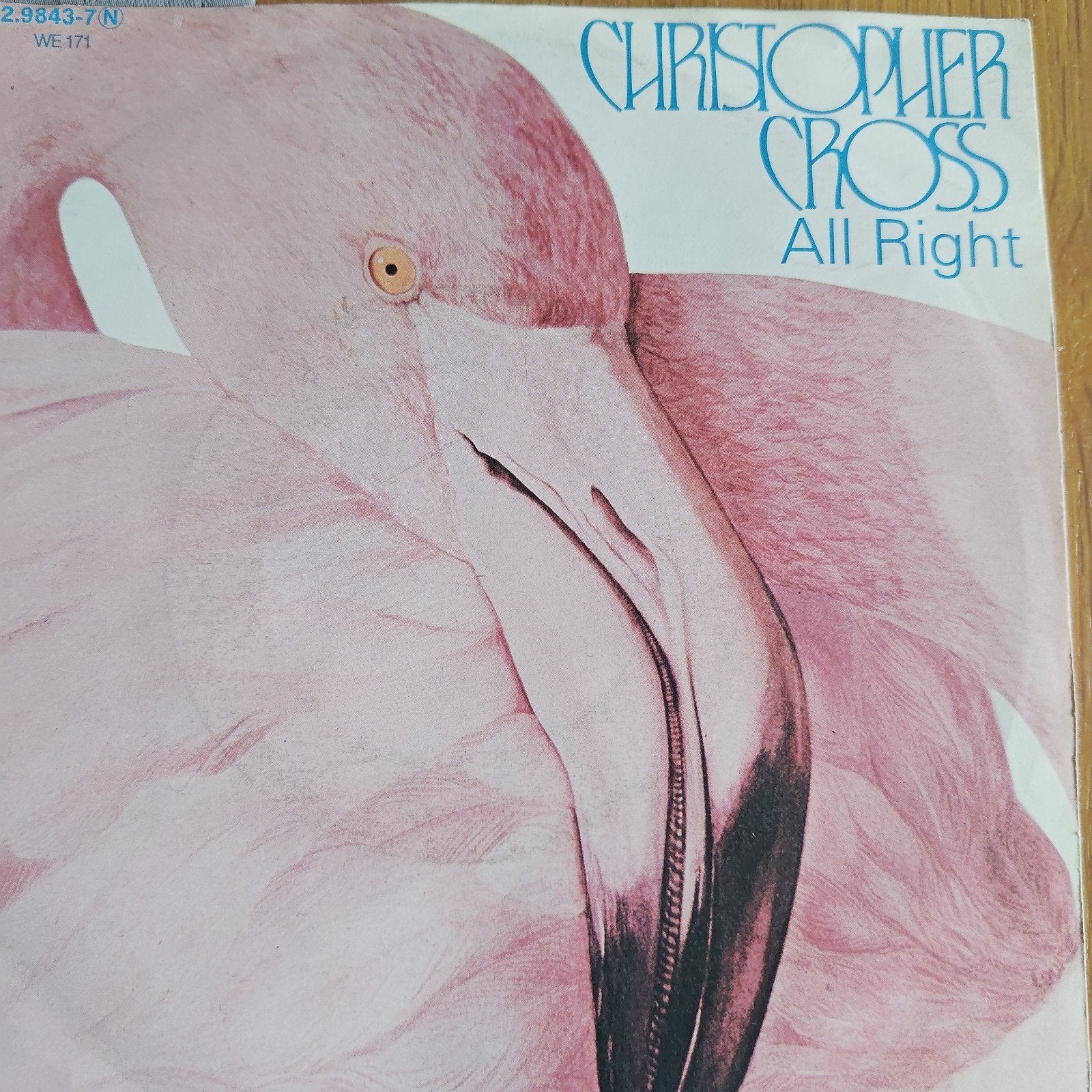 Christopher Cross - All Right (Vinyl Single), Ophalen of Verzenden, 1980 - 1989, Gebruikt, 7 inch