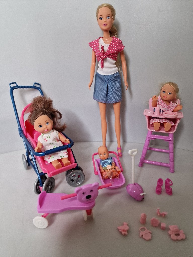 Steffi Love Baby World 2 peuters Simba Toys met accessoires