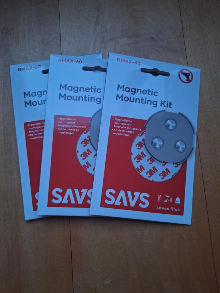 3 nieuwe SAVS Magnetische montagesets, 50 tot 100 mm, Overige typen, Nieuw, Ophalen of Verzenden