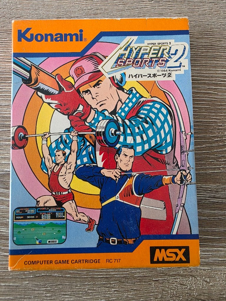 MSX - Hyper Sports 2 - Konami, Computers en Software, Vintage Computers, Ophalen of Verzenden, PHILIPS MSX