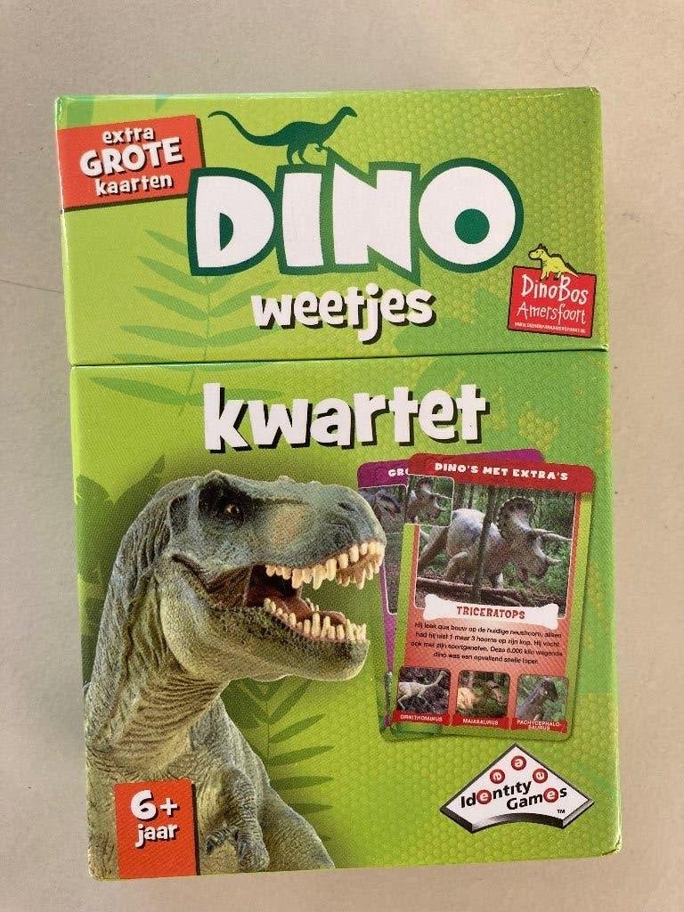 Dino weetjes kwartet , compleet, Verzamelen, Ophalen of Verzenden, Zo goed als nieuw, Kwartet(ten)