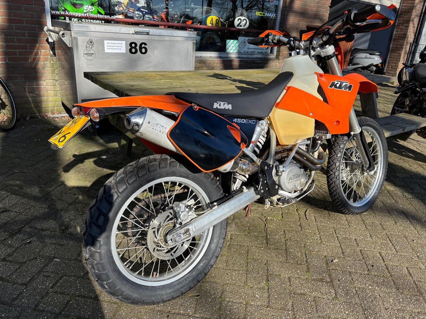 KTM 450 EXC RACING 2003 ENDURO CROSS CROS OF THE ROAD SUPER, KTM, 448 cc, Bedrijf, Onbekend